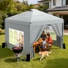 Arvioo Pavillon 3x3m mit Seitenwänden, Pop Up Faltpavillon Produktbild-Vorschau 10