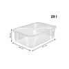 Rotho opbergbox Lona met deksel, 56,5 x 38,5 cm, 29 liter, Productafbeelding-voorbeeld 3