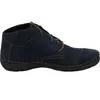 A side view of a single blue boot on a white background. Produktbild-Vorschau