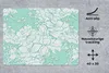 MuchoWow® Mauspad Mousepad Muster - Vintage - Blumen 40x30 Produktbild-Vorschau 3