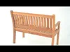 Gartenbank Teakholz 120 cm, 2-Sitzer, Modell Beaufort Produktbild-Vorschau 14