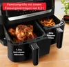 Tefal EY901 Dual Easy Fry Heißluftfritteuse Doppelkammer, Produktbild-Vorschau 6