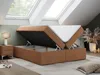 Boxspringbett ohne Kopfteil mit Bettkasten, niedriges Produktbild-Vorschau 2