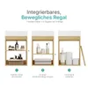 EMKE Waschbeckenunterschrank mit waschbecken 417×240×646 mm Produktbild-Vorschau 2