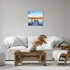 Bild auf Leinwand - Leinwandbild - Brücke See - 40x40cm - Produktbild-Vorschau 6