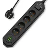 PANTHERISE LINE 421 Steckdosenleiste 7in1 4×250V 2×USB Produktbild-Vorschau 1