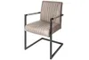 riess-ambiente Freischwinger Armlehnenstuhl BIG ASTON taupe Produktbild-Vorschau 7