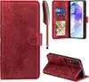 EASDNB Samsung Galaxy A55 5G Lederhülle Rot Flip Wallet Produktbild-Vorschau 1