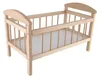 Postýlka pro panenky dřevo velká 58,5x33x37,5 cm v sáčku Náhled obrázku produktu 1