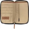 An open wallet with multiple card slots and a zippered compartment. Podgląd zdjęcia produktu