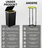 A comparison image showing 'Our Product' (a laundry hamper) versus 'Other' (a different type of hamper stand). Náhľad obrázku produktu