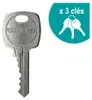 Verrou à bouton Corvette pour porte d'entrée, cylindre Voir les images du produit 3