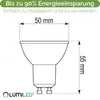 LED lampa LUMILED, pätica GU10, 6W, 600 lm, teplá biela Náhľad obrázku produktu 7