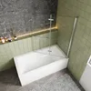 Duschspa 120x140cm 2-teilig Faltwand Badewannenaufsatz mit Produktbild-Vorschau 4
