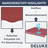 DELUKE® Markisenbespannung Markisenstoff Wasserabweisend Produktbild-Vorschau 3