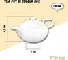 Teiera Wilmax 450 ml in porcellana bianca WL-994001/A Anteprima dell’immagine prodotto 3