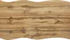 Esstisch Baumkante Holz Wildeiche-Optik 140 x 80 V-Gestell Produktbild-Vorschau 5