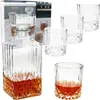 5tlg Set Whilly Whiskykaraffe 720ml + 4 Tumbler 300ml Produktbild-Vorschau 1