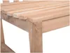 Teak Gartenbank SOLO 2-Sitzer 120 cm ohne Armlehne Produktbild-Vorschau
