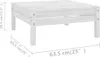 13-tlg. Garten-Lounge-Set Weiß Massivholz Kiefer Produktbild-Vorschau 8