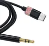 1m schwarz - USB-C zu AUX 3,5mm stecker Klinke Audio kabel Produktbild-Vorschau 6