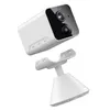 A white wireless security camera with a mounting bracket, shown against a white background. Produktbild-Vorschau