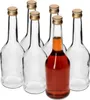 6er Set Glasflaschen 500ml mit goldenem Schraubverschluss – Produktbild-Vorschau 3
