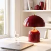 Opviq, Moderne Tischlampe in Weinrot, Metallkörper, Höhe 35 Produktbild-Vorschau 1