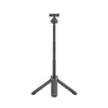 A black selfie stick with a tripod base, shown standing upright against a white background. Náhľad obrázku produktu