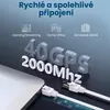 Extralink Cat.8 U/FTP 0,5 m 40 Gb/s Plochý LAN patch kabel Náhled obrázku produktu 3