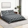 The Living Store Bettwäsche-Set Grau 200x200 cm Baumwolle Produktbild-Vorschau 2
