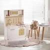 Cuisine rétro en bois pour enfants en MDF avec accessoires Voir les images du produit 15