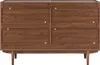 Miliboo - Kommode mit 6 Schubladen aus dunklem Holz B120 cm Produktbild-Vorschau 6