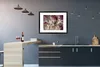MuchoWow® Gerahmtes Poster Gold - Marmor - Lila 80x60 cm - Produktbild-Vorschau 5