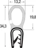 DO4 - PVC/ EPDM Kantenschutz Dichtungs Profil Gummi Produktbild-Vorschau 3