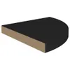 vidaXL Rohová plávajúca polica čierna 35x35x3,8 cm MDF - Náhľad obrázku produktu 4
