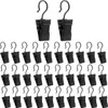 100 Stück Gardinen Clips, Schwarz Vorhang Clips mit Haken, Produktbild-Vorschau 1