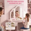 AIYAPLAY Schminktafel voor kinderen, 2-in-1 kindertafel met Productafbeelding-voorbeeld 8