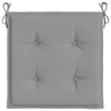 Gartenstuhl-Kissen 2 Stk. Grau 40x40x4 cm Oxford-Gewebe Produktbild-Vorschau 5