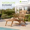 Juskys® Sonnenliege Evia 2er Set wetterfest klappbar Produktbild-Vorschau 7