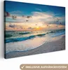 OneMillionCanvasses® - Leinwandbilder - 140x90 cm, Strand - Produktbild-Vorschau 1