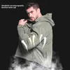 Fleecejacke Herren Fleece Jacke Outdoor Winddicht Produktbild-Vorschau 5