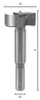 Forstnerbohrer Alpen Ø 40 mm Produktbild-Vorschau 4