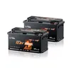 2x 12V 100Ah H190 LiFePO4 Batterie mit Bluetooth, Heizung & Produktbild-Vorschau 1