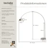 tectake® Bogenleuchte Arcus 70er Jahre Retro-Stil Produktbild-Vorschau 5