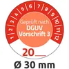 AVERY Zweckform Prüfplaketten "DGUV Vorschrift 3" rot 80 Produktbild-Vorschau 8