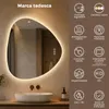 S'AFIELINA Specchio Bagno LED 60 x 70 cm, Retroilluminato, Anteprima dell’immagine prodotto 5