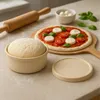 Relaxdays Pizzaballenbox, 6er Set, Silikon, bis 350 g Teig, Produktbild-Vorschau 2