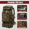 Kampfrucksack, Tarnung Rucksack, Camping-Wanderrucksack, Produktbild-Vorschau 4