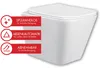 Wand-WC Set Aliki Tiefspüler ohne Spülrand kurz weiß Produktbild-Vorschau 4